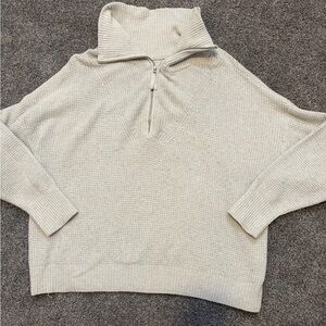 Aerie quarter zip sweater women’s size medium